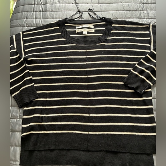 Max Studio Black and Cream Wool Sweater - Picture 7 of 8